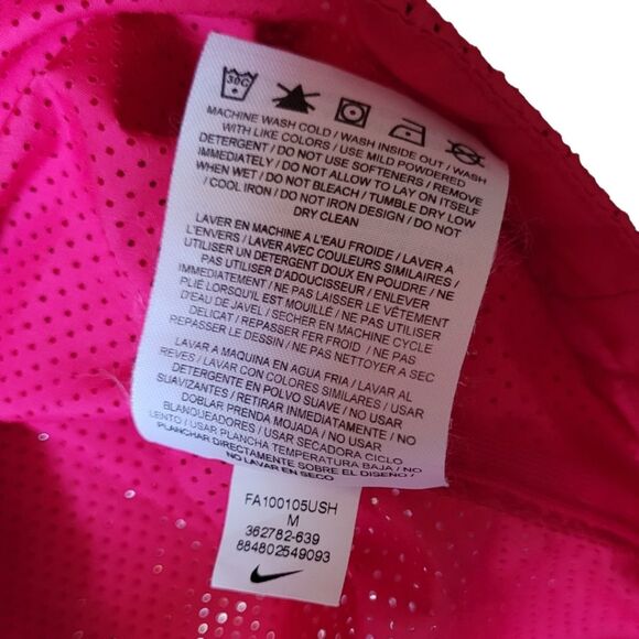 NIKE Reflective Vapor Hooded Running Lightweight Windbreaker Jacket Med 362782 - Picture 5 of 8